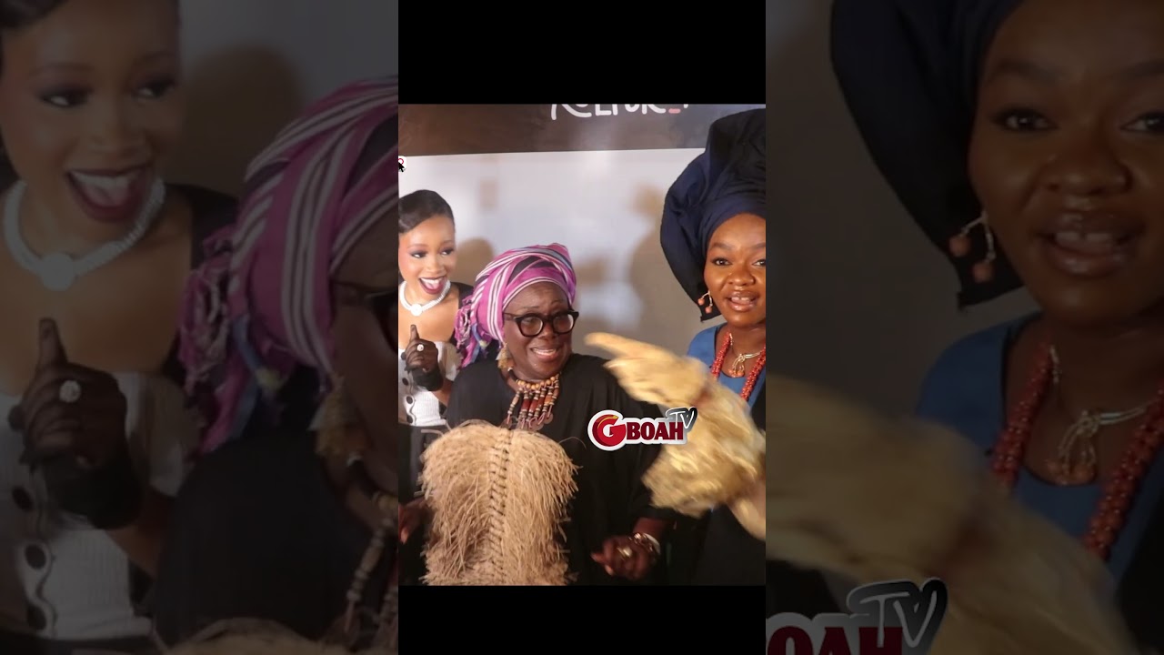 Wow! 63-year-old Joke Silva outdanced Best Actress Kehinde Bankole on the dance floor.