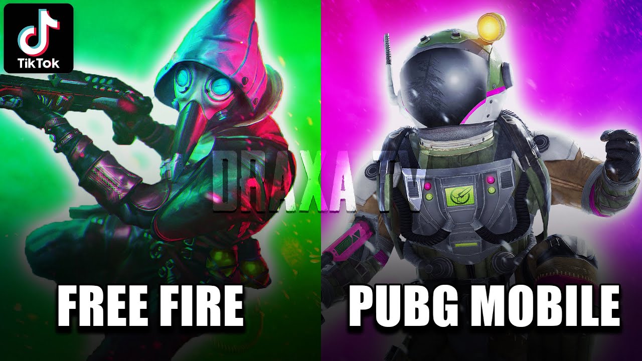 Tik Tok Free Fire Vs PUBG | Tik Tok Free Fire | Tik Tok PUBG #132