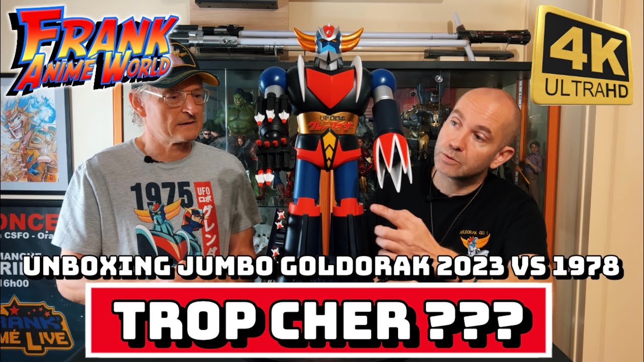 UNBOXING / REVIEW JUMBO GOLDORAK GRENDIZER ABYSTYLE TEST COMPLET 4K FRANK ANIMÉ WORLD