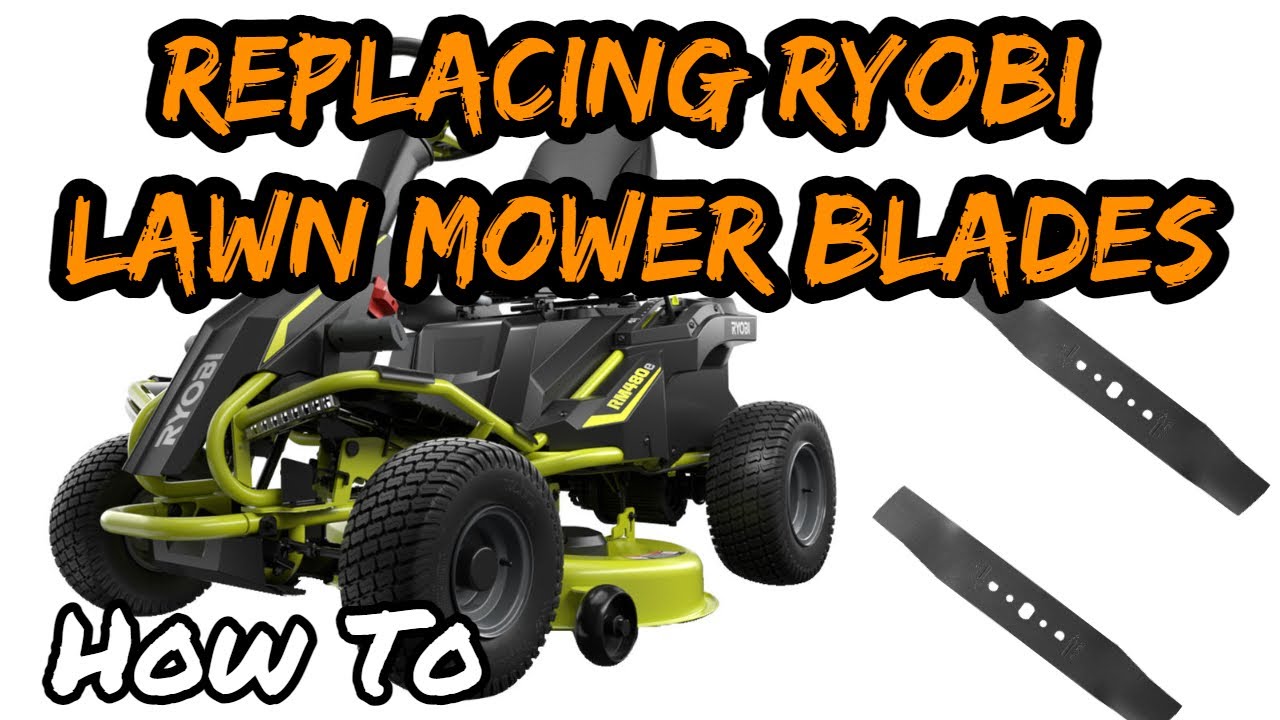 Замена ножей электрической газонокосилки Ryobi