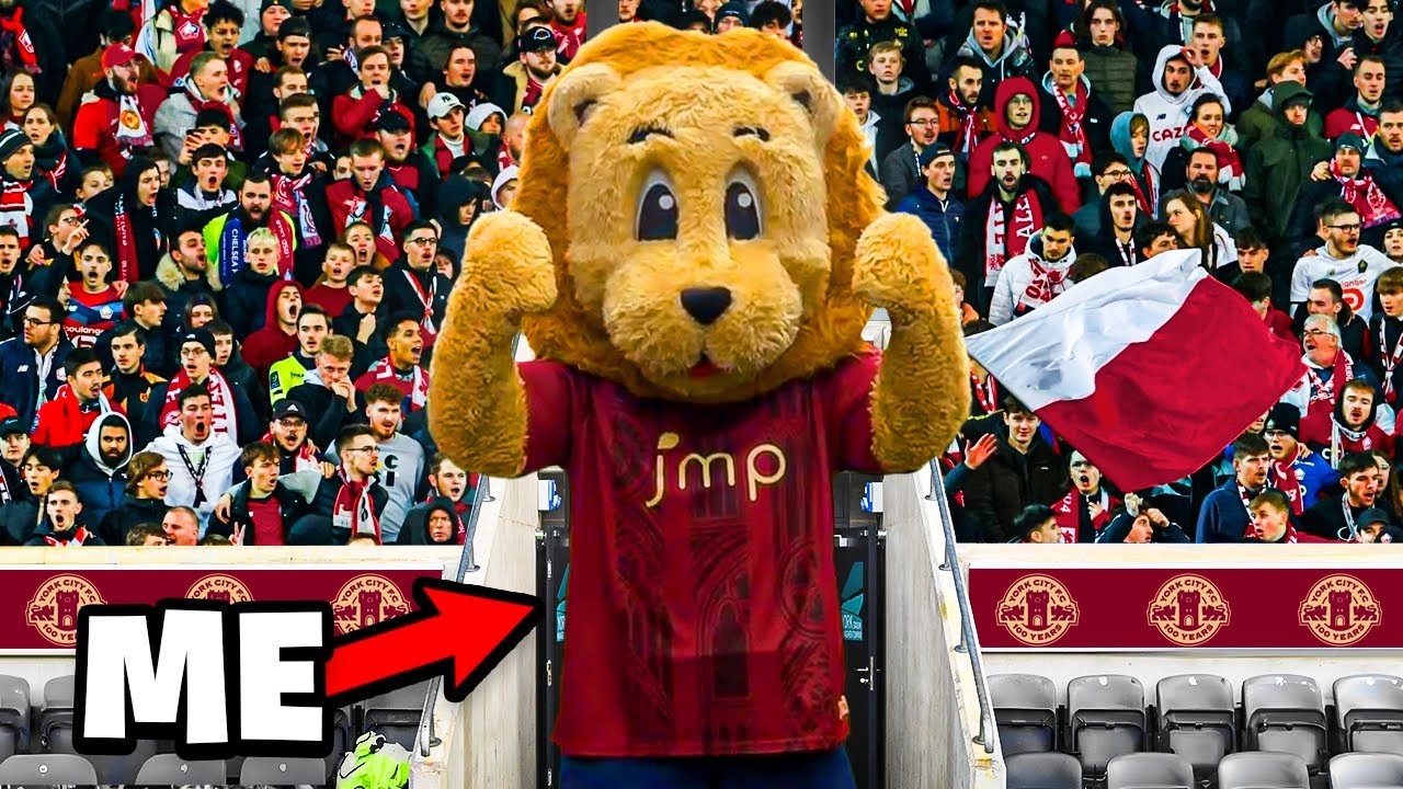I Became A Football Clubs MASCOT For 24 Hours