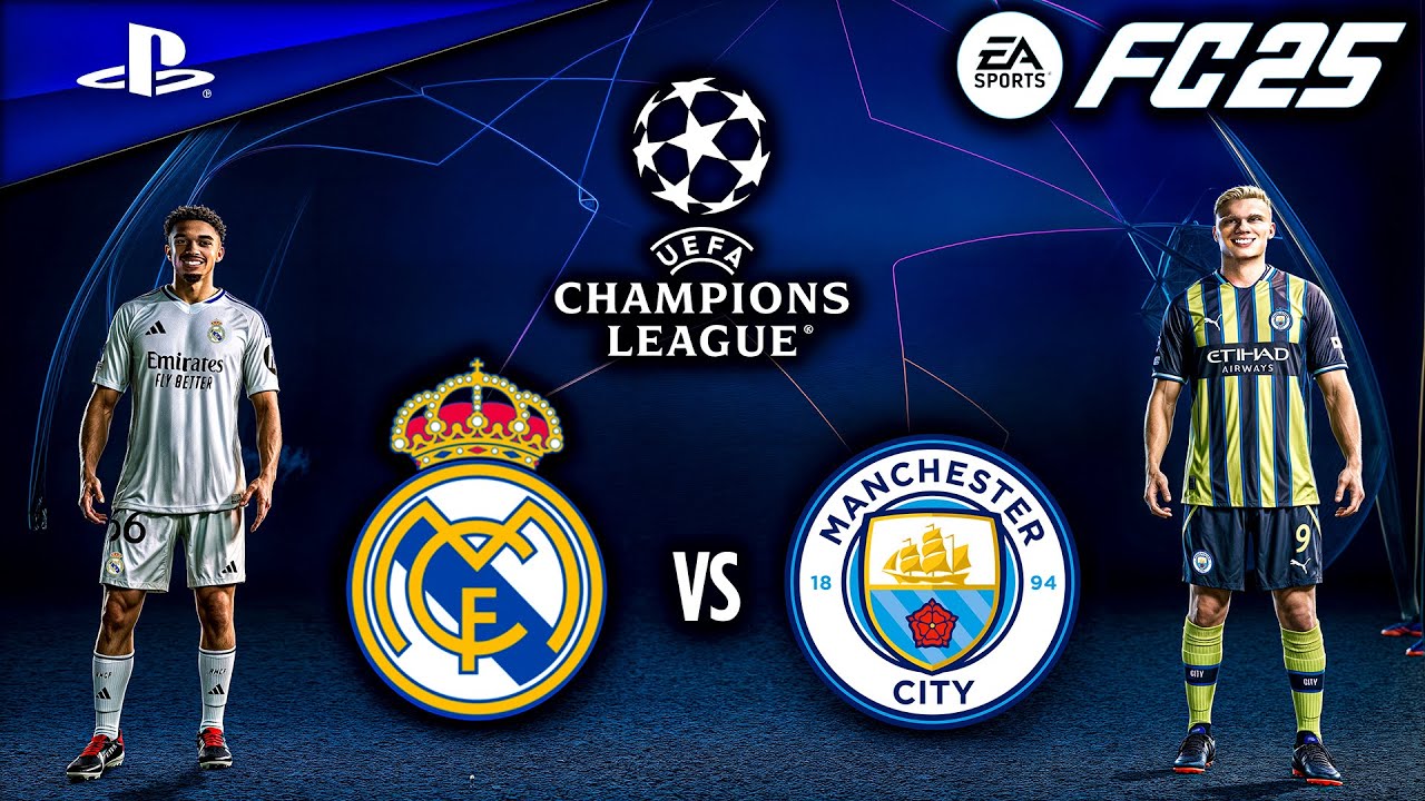 FC 25 - Real Madrid vs Man City Ft. Trent, Cherki, | UEFA Champions League 25/26 | PS5™ [4K60]