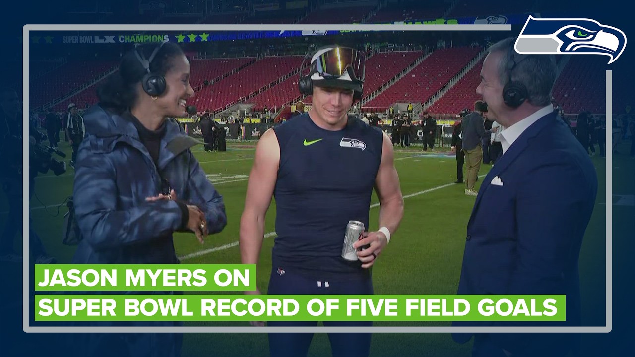 Jason Myers on Super Bowl record of five field goals