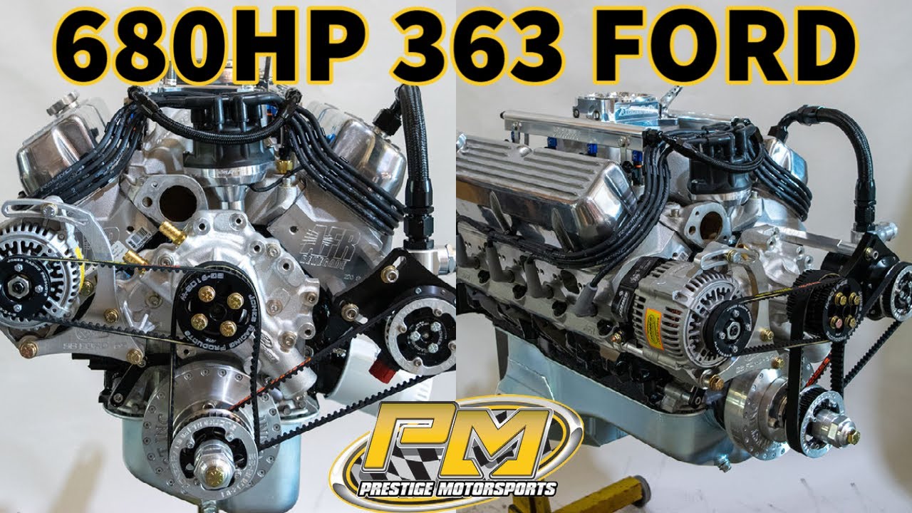 680HP High Compression 363ci Small Block Ford! Dyno Test and Details at Prestige Motorsports