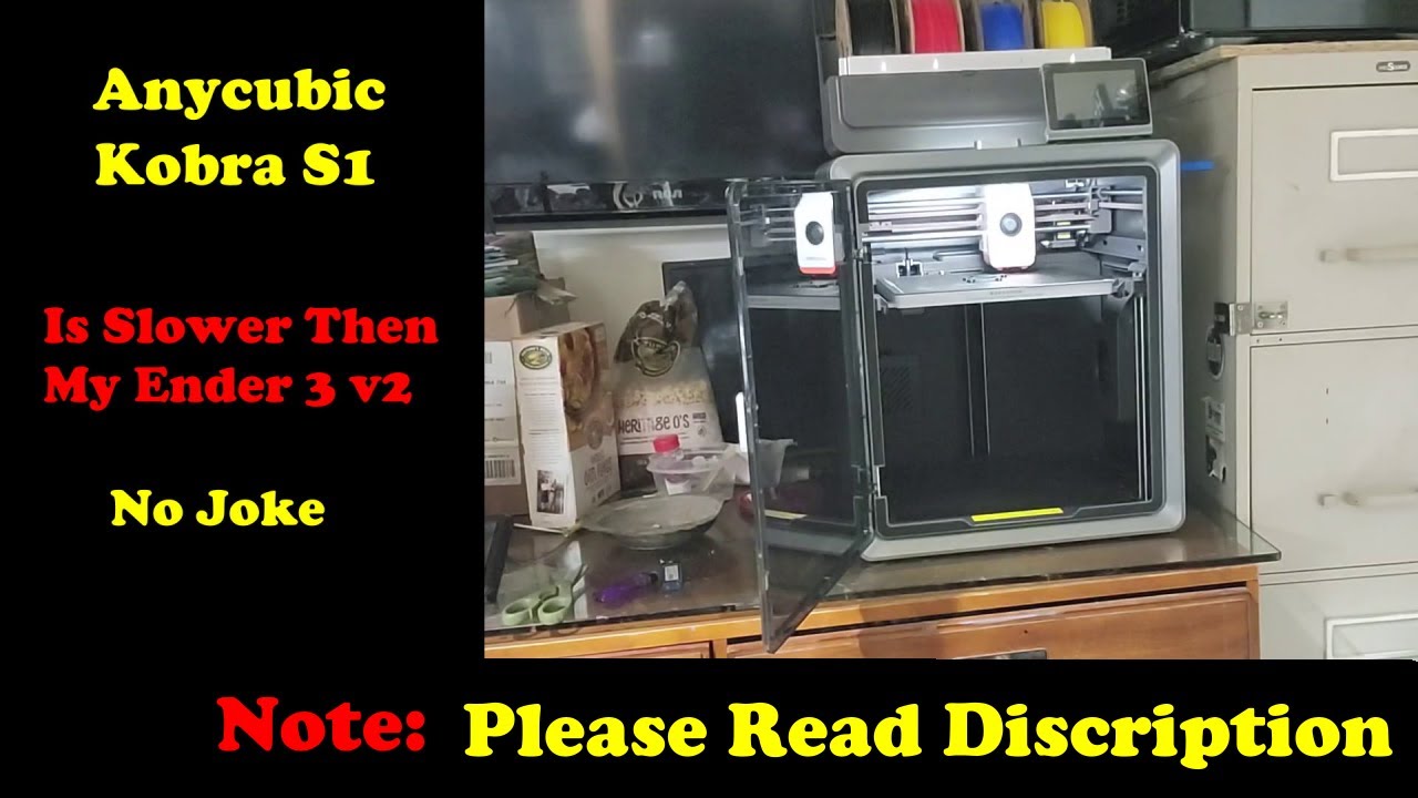 Anycubic Kobra S1 Is Slow As A Turtle