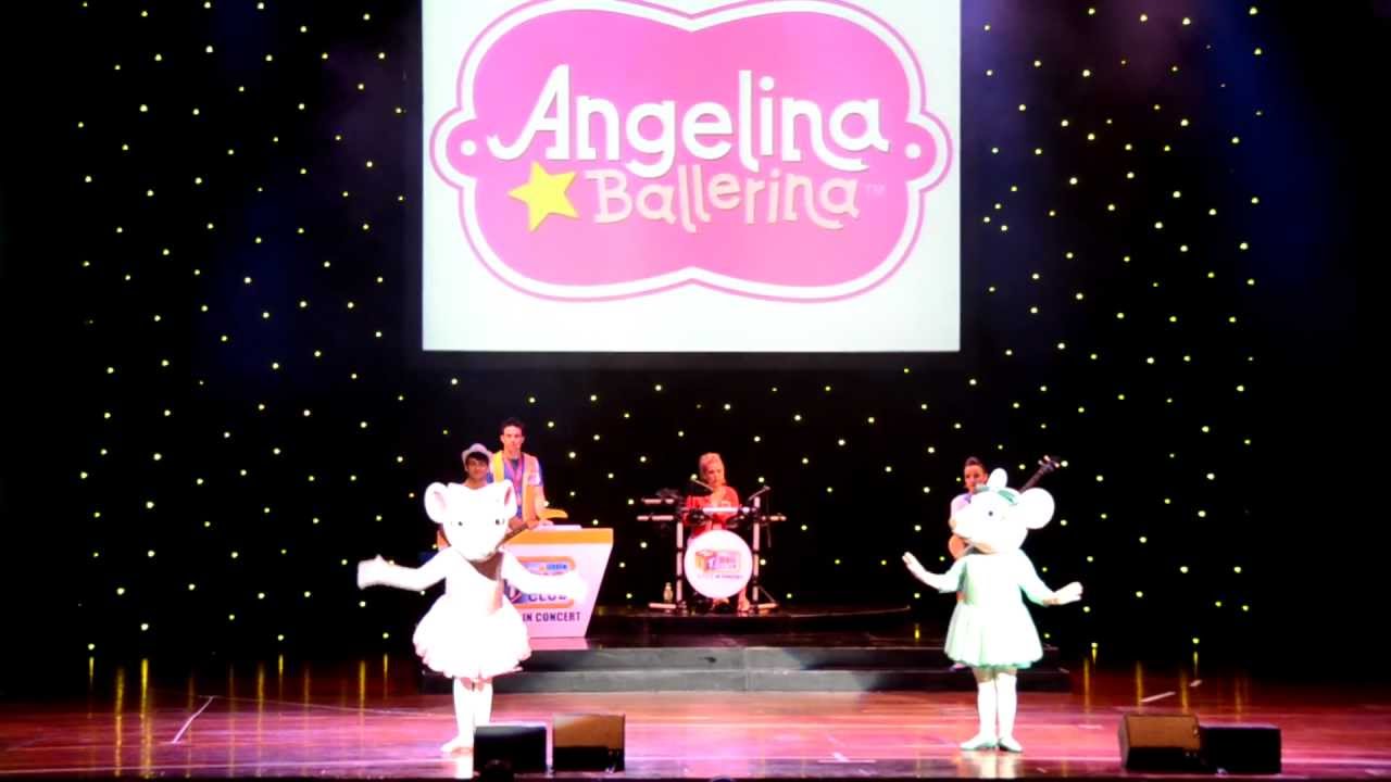 Angelina Ballerina perfoming 