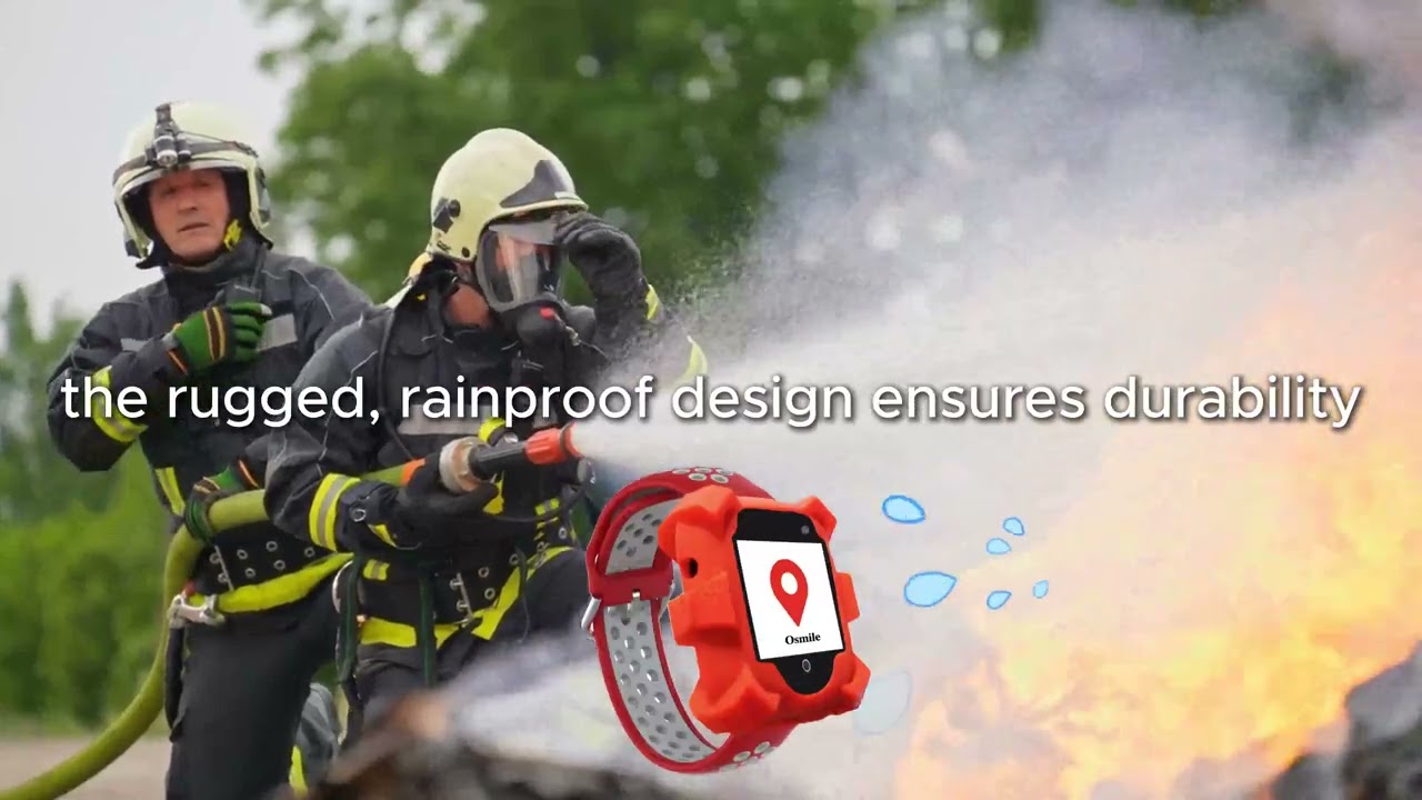 Osmile ED1000 Firefighter Safety Remote Monitoring SOS & GPS Watch
