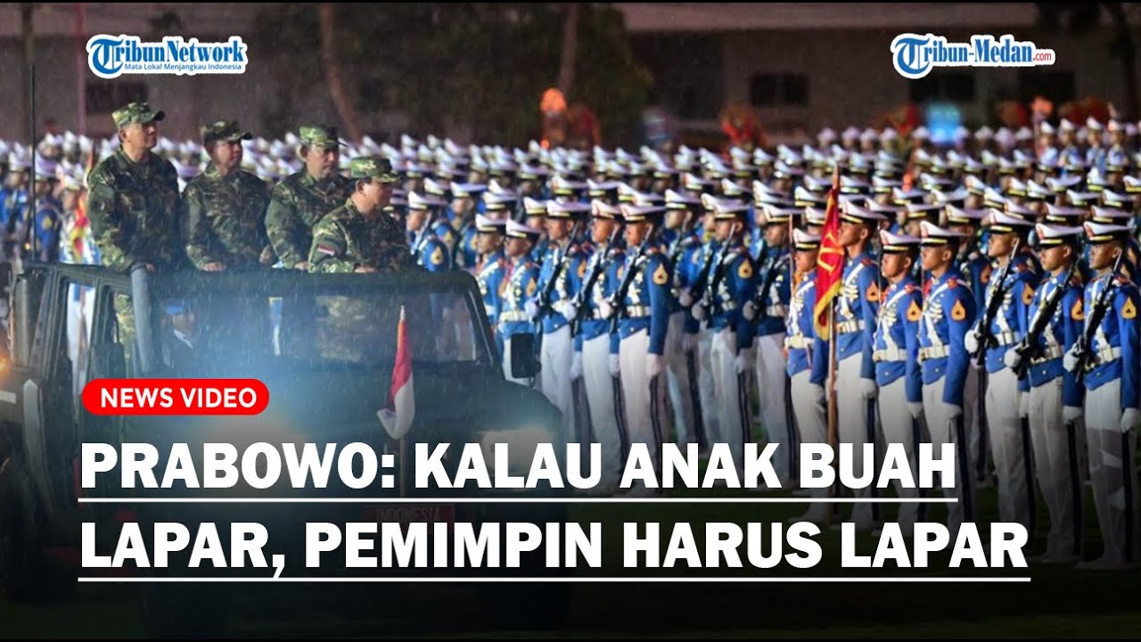 Sindiran Prabowo Kepada Menteri: Jika Anak Buah Lapar, Pemimpin Harus Merasakan Lapar Juga