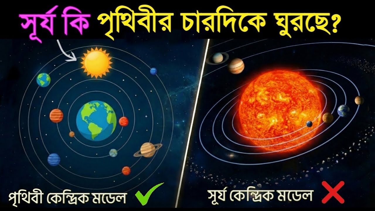 সূর্য কি পৃথিবীর চারদিকে ঘুরছে? বিজ্ঞানীরা কি বলছে জানলে চমকে উঠবেন | Does the sun revolve Earth