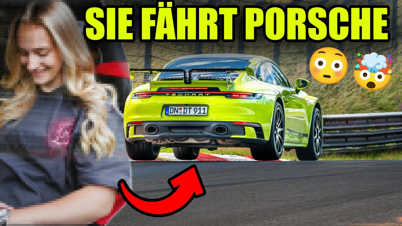 SIE fährt jetzt PORSCHE auf dem Nürburgring?! (VÖLLIG GESTÖRT!)