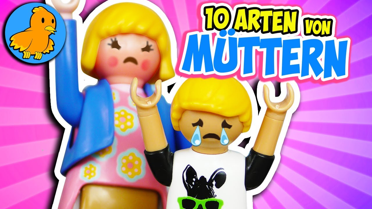 10 ARTEN VON MÜTTERN, die jeder kennt | Playmobil Film Deutsch
