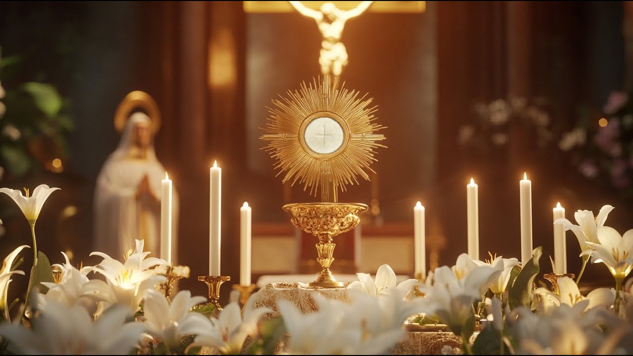 🔴 Eucharistic Adoration with Gregorian Chants Ambience - Orthodox Choir Music - Sacred Choir Music