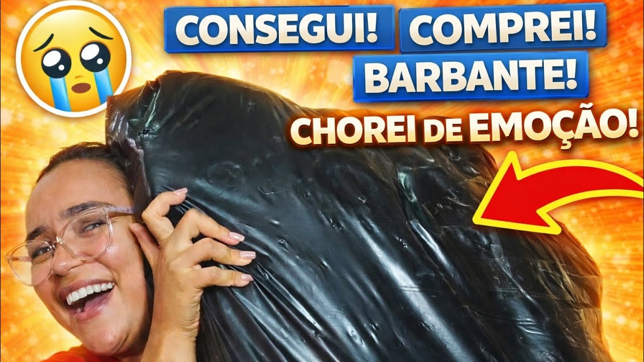 🌻😭😭😭CHOREIIIII!! NEM ACREDITO QUE CONSEGUI!! COMPRINHA DE BARBANTE 