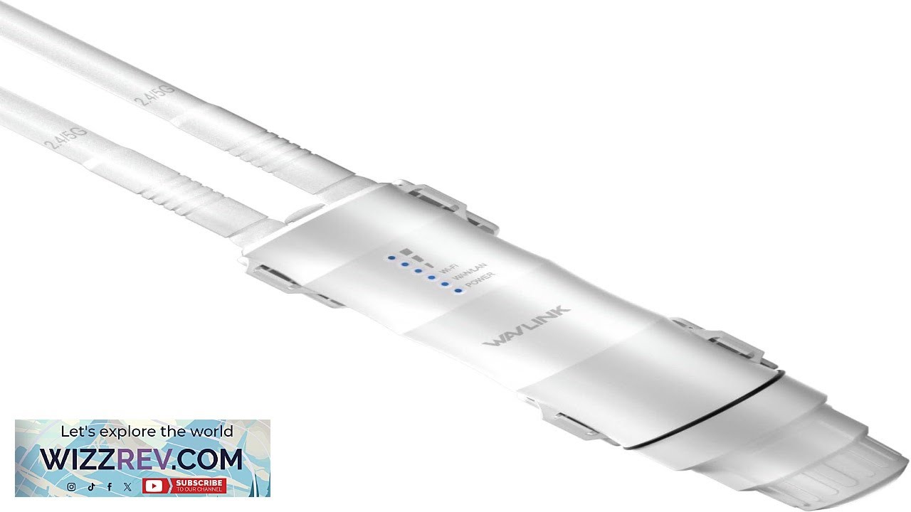 Уличная точка доступа WiFi WAVLINK, WiFi-роутер-удлинитель AC600 высокой мощности с двумя портами