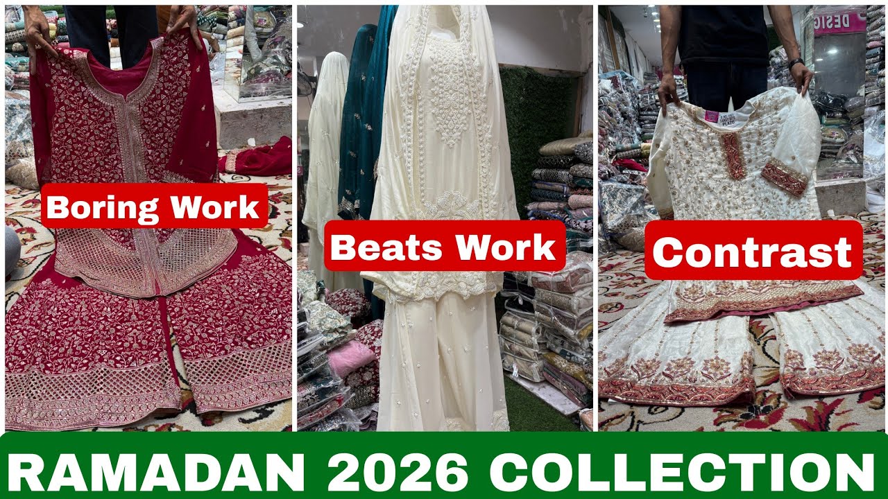 ✨️Most Beautiful Elegant Designer Dresses for Eid-Ul-Fitr & Ramadan 2026 at M.A Textiles Tolichowki 
