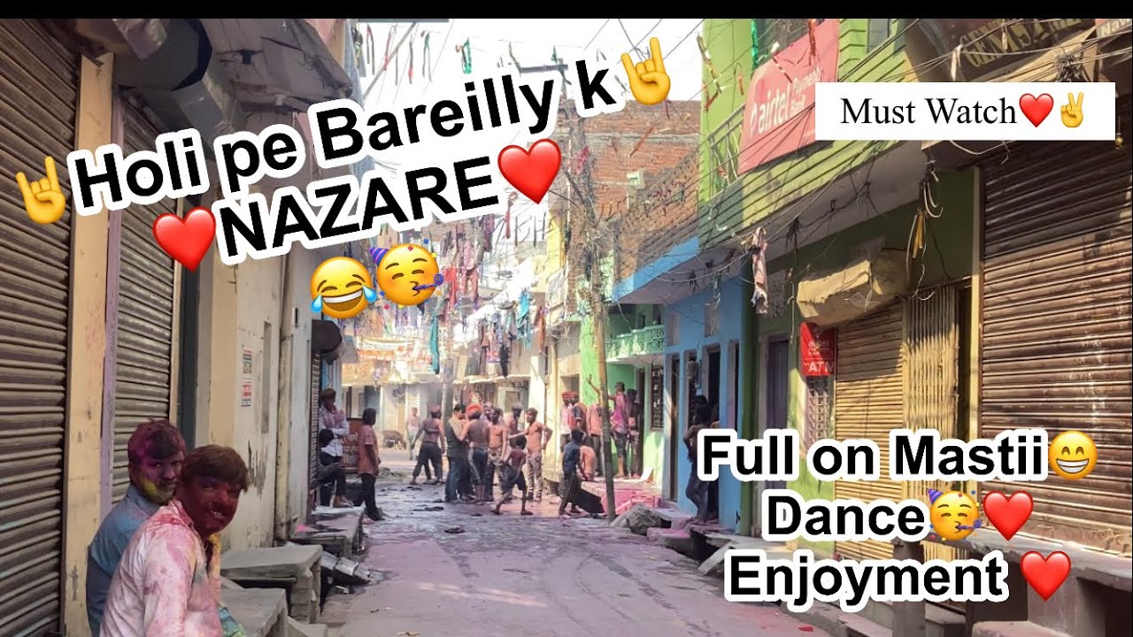 Holi in Bareilly 🥳❤️#viral #trending #trend #viralvideo #vlog #cr7 #trendingvideo #holi #bareilly