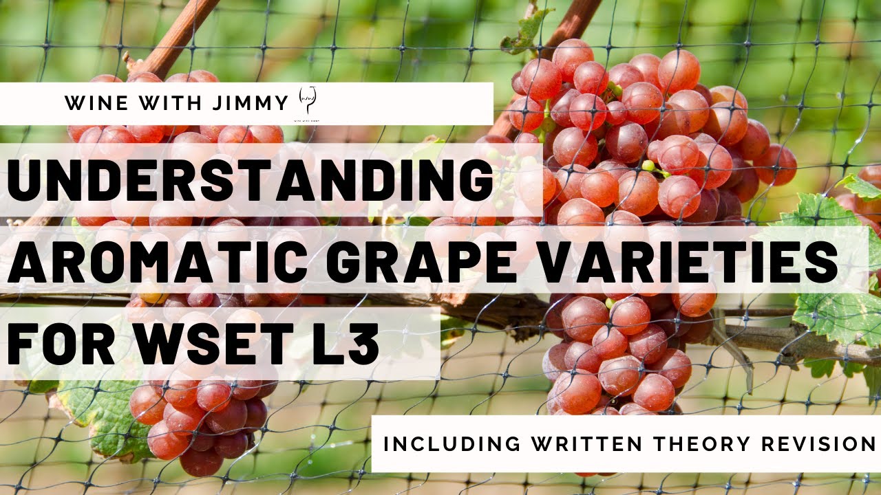 WSET Level 3 Wines - Understanding Aromatics With Working Written Question