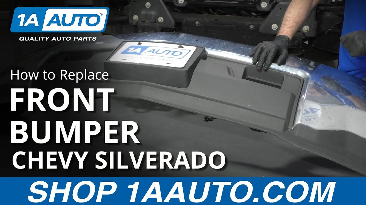 How to Remove Front Bumper 14-19 Chevy Silverado