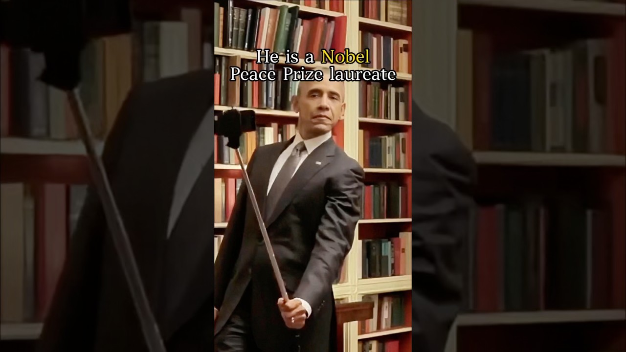 He is a nobel peace prize laureate #funny #comedymove #celebrity #comedy #funnyshorts #president