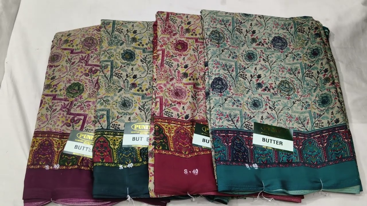 Crap silk માં નવી ડિઝાઇનો સ્ટોક રબર જેવું મટેરિયલ