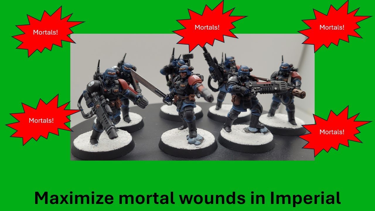 Making it rain mortal wounds! | Astra Militarum unit tactics | Warhammer 40,000 | 10th edition