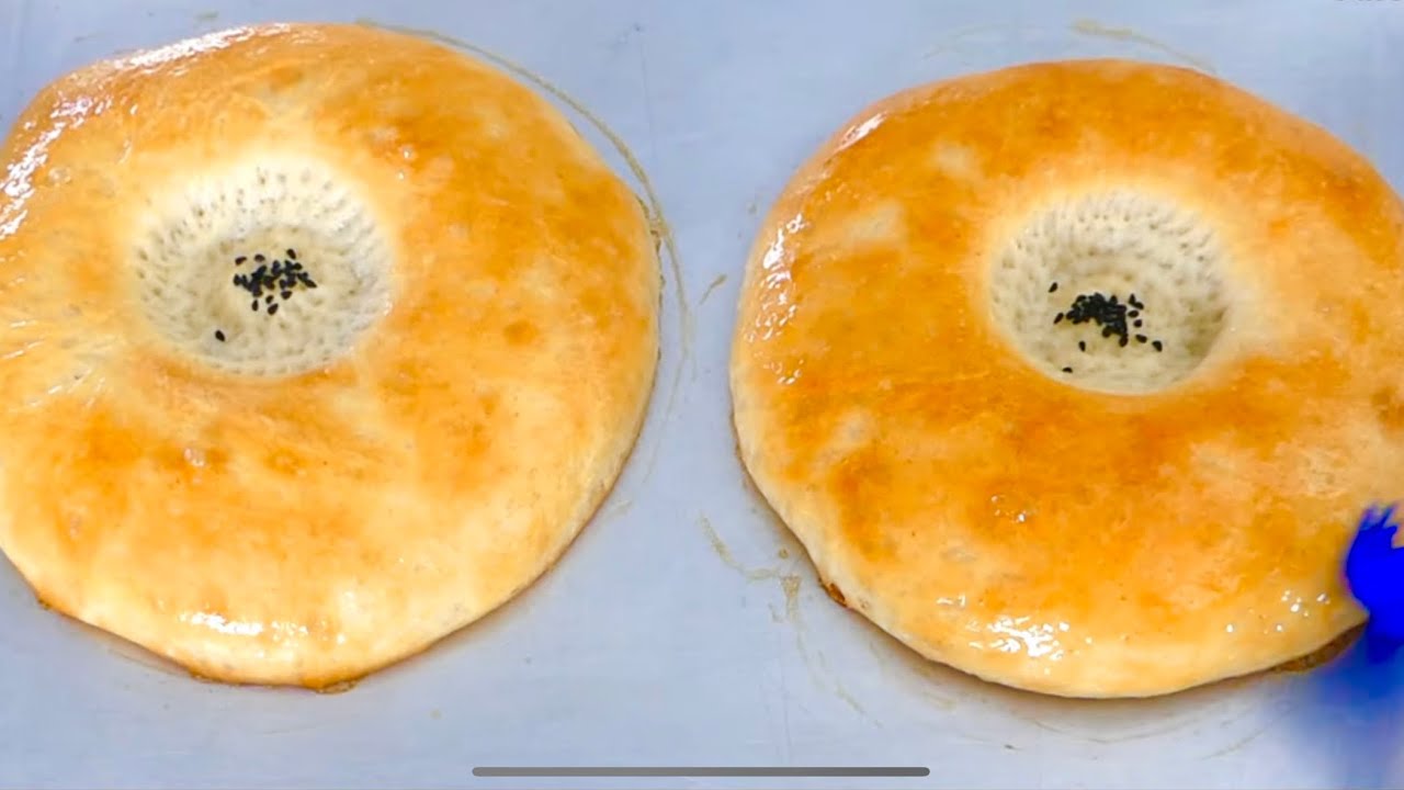 Afghan Naan Bread Soft & Fluffy Naan نان وطنی نرم و ملایم باب رمضان افطاری و سحری