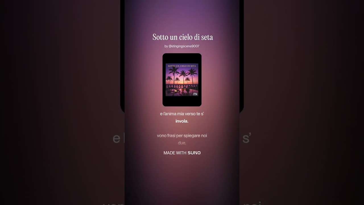 Sotto un cielo di seta