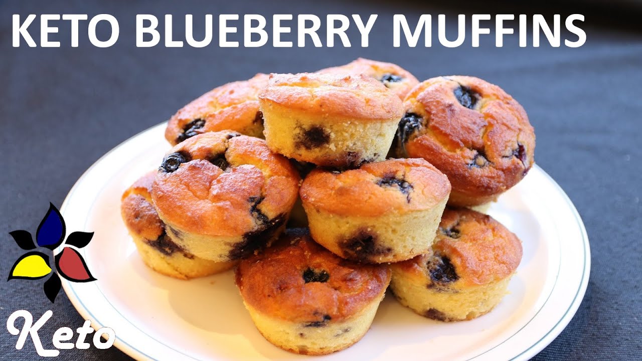 Easy Blueberry Keto Muffins | Keto Lupin Flour Recipes