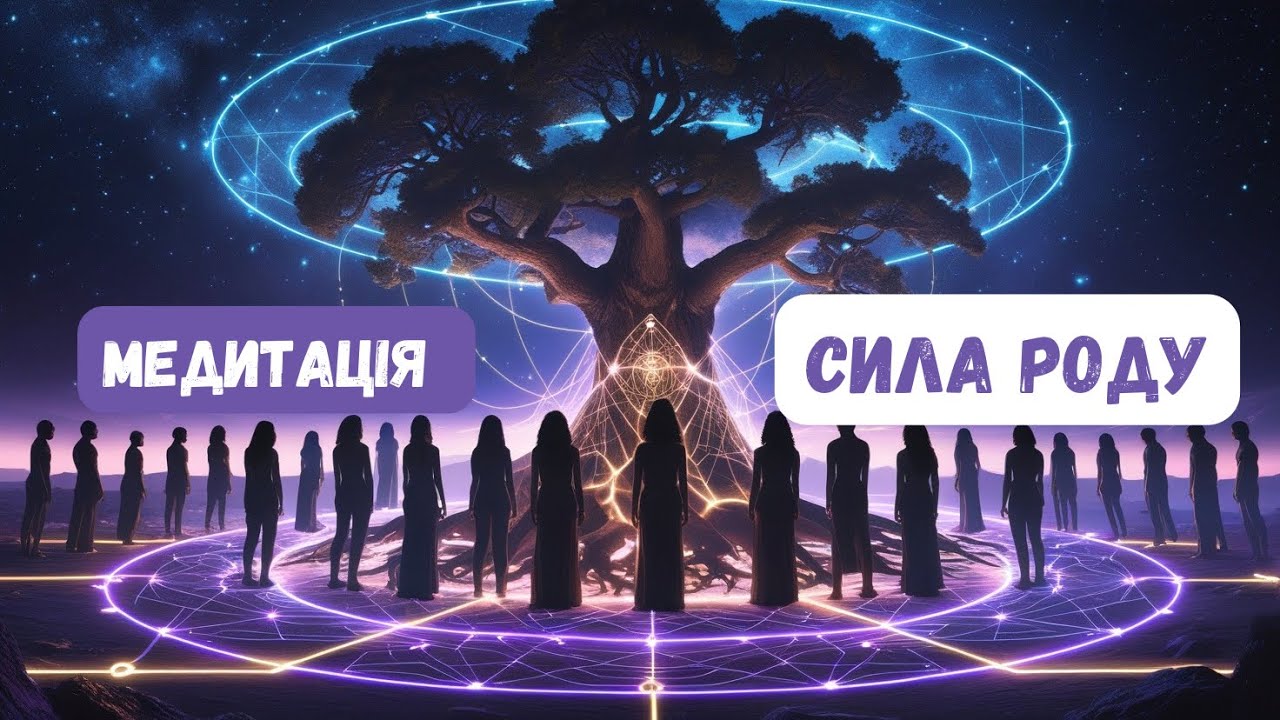 МЕДИТАЦІЯ СИЛА РОДУ| Віднови звʼязок з родом за 10хв | Медитація українською