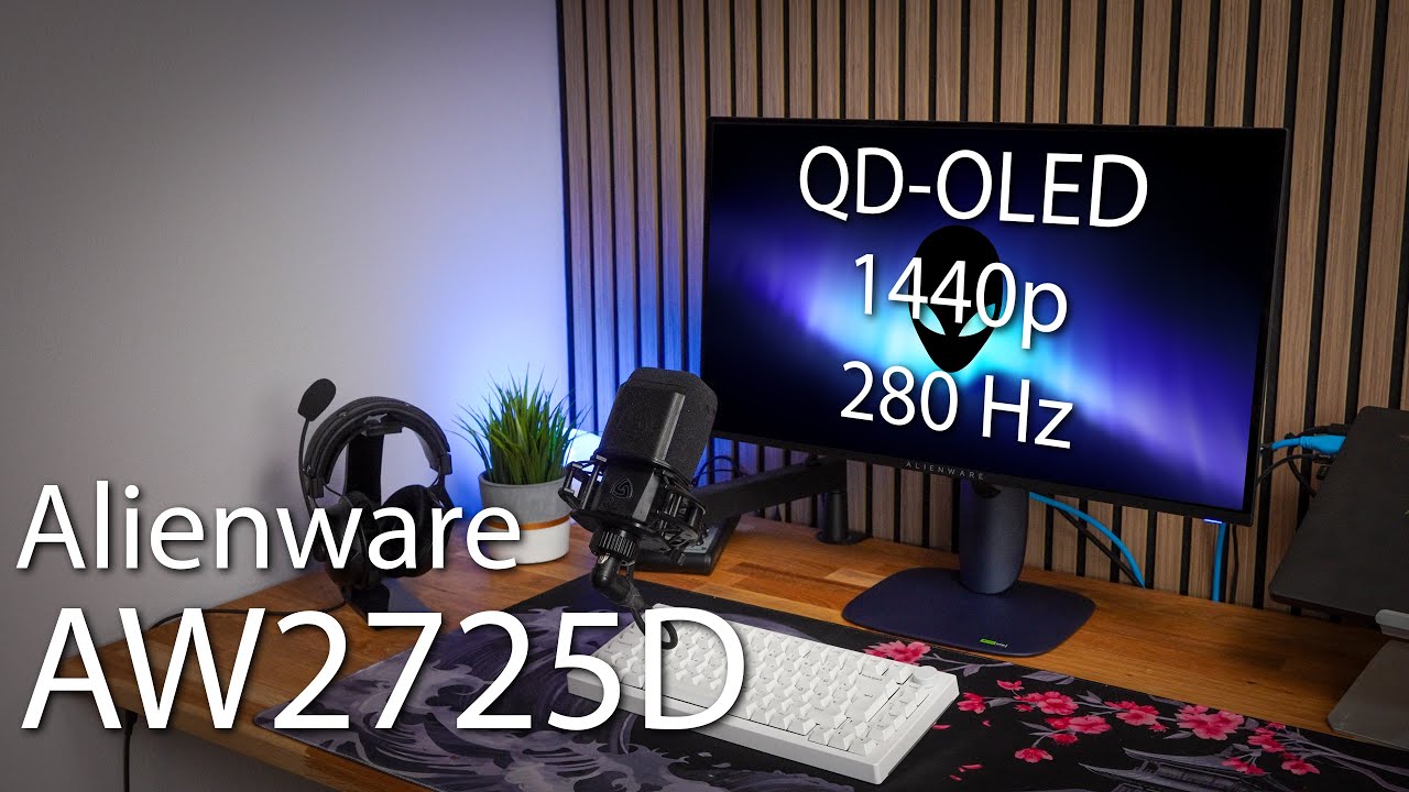 Hervorragender QD-OLED-Monitor mit 280 Hz und WQHD Auflösung für Gamer - Alienware AW2725D im Test