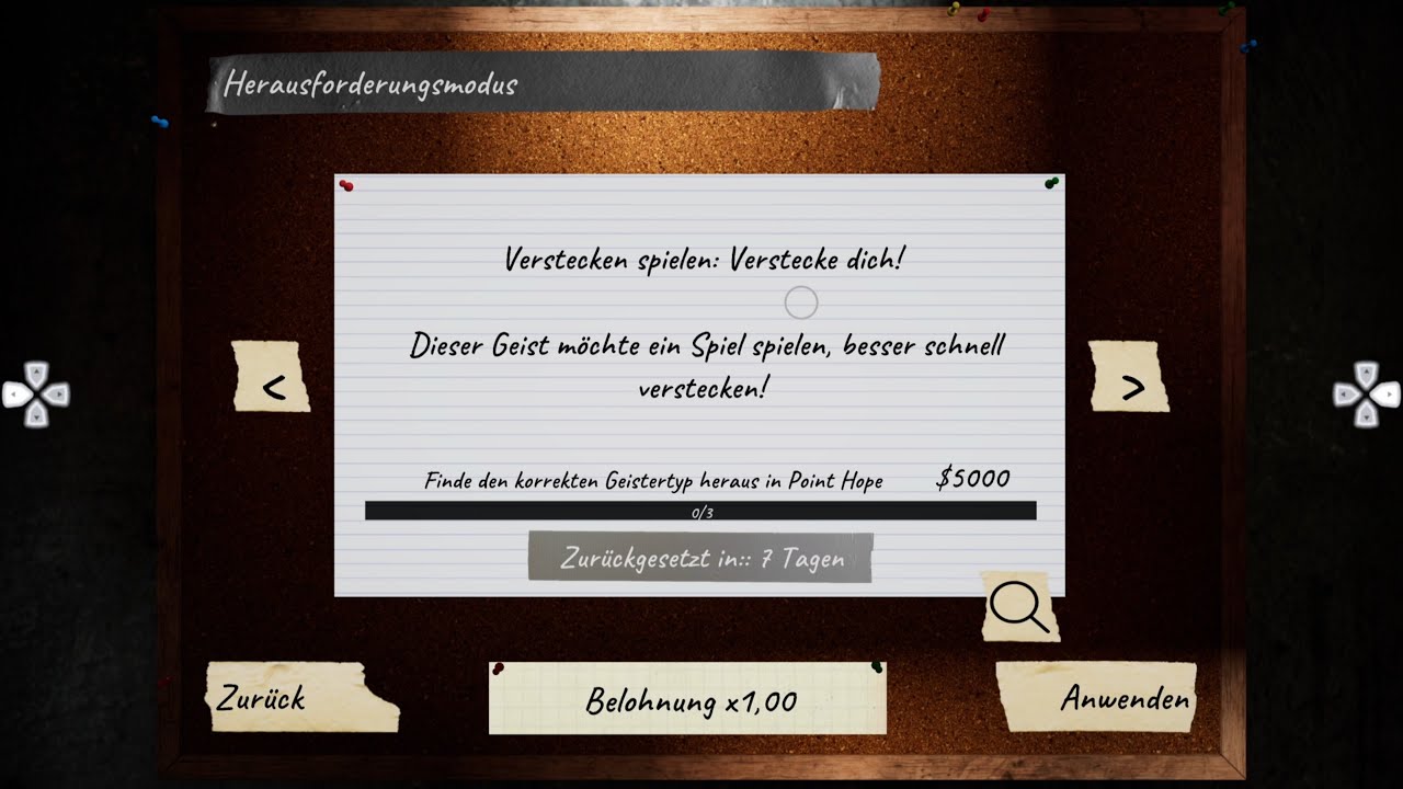 Verstecken spielen: Versteck Dich ! / Weekly Challange / Herausforderungsmodus / Phasmophobia / PS5