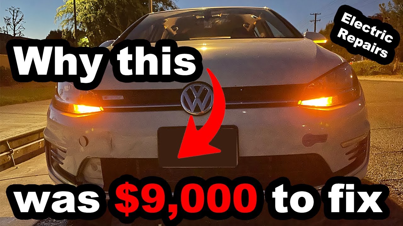 Why it cost over $9,000 to fix my 2019 VW e-Golf