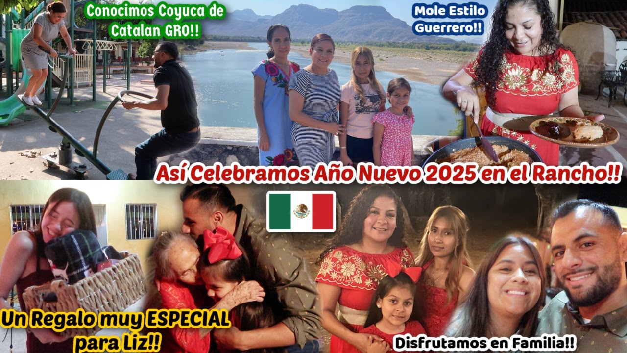 Recibimos Año Nuevo 2025 en 🇲🇽+Un Regalo muy ESPECIAL🥹+Fuimos a Coyuca de Catalan‼️Parecíamos Niños🤭