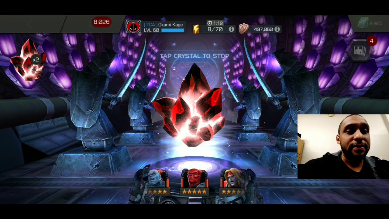 4x 5-Star & 1x 6-Star Crystal Opening (need champs for act 6) - Marvel Contest of Champions