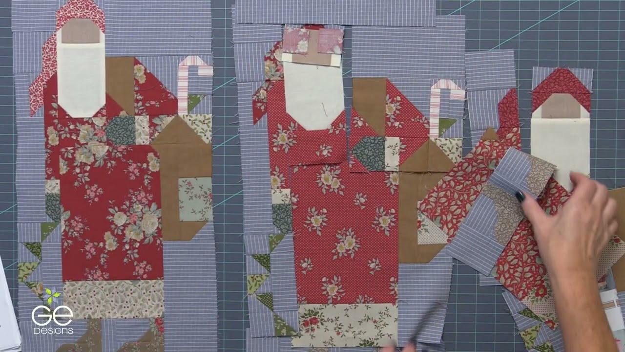 Tilda Quilt Along Part 3 Dear Santa & Winter Birds