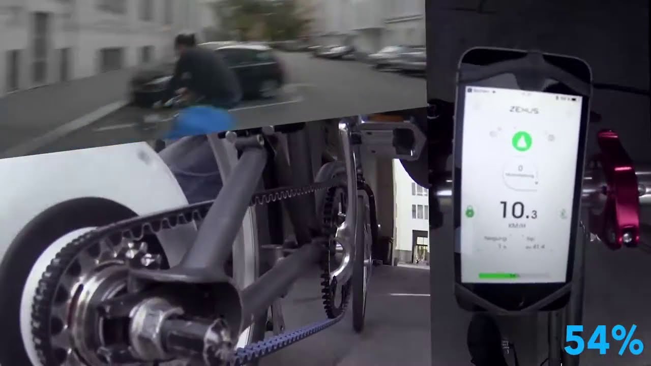 Exemple pratique de l'auto-chargement du VAE pliant Vello Bike plus