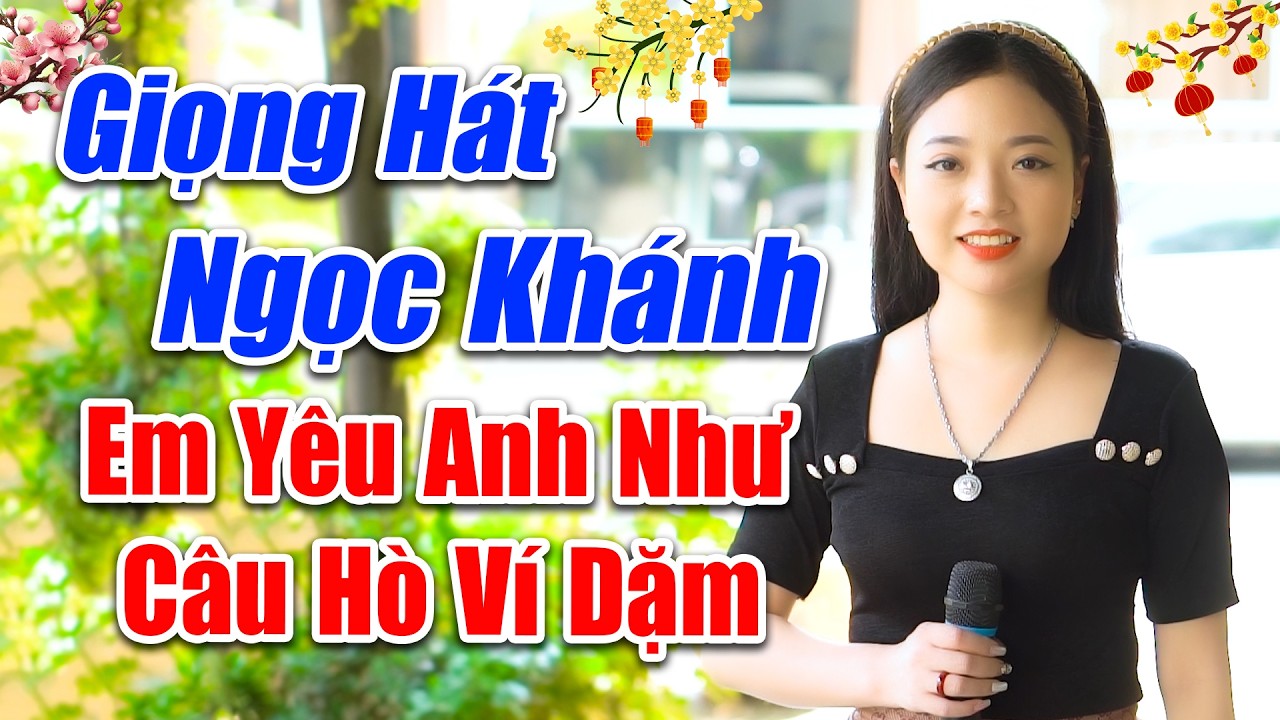 Em Gái Cất Giọng Hát Làm Bao Người Say Mê - LK Em Yêu Anh Như Yêu Câu Hò Ví Dặm