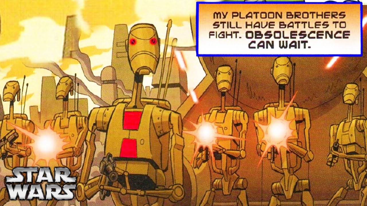 The B-1 Battle Droid Who BROKE FREE From His Programming & FELT EMOTION [TRAGIC] - Star Wars