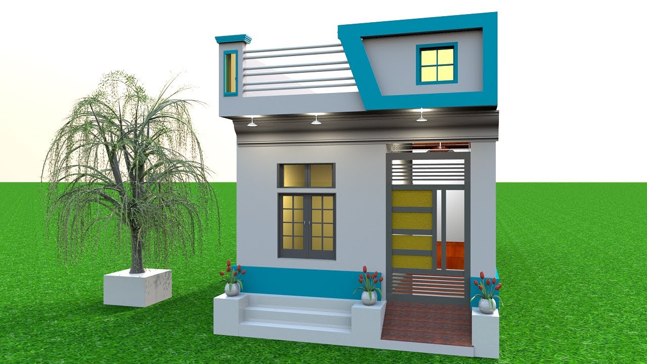 14 by 42 Makan Ka Nakhsa With Fornt Elevation , 14 by 42 Small House Plan