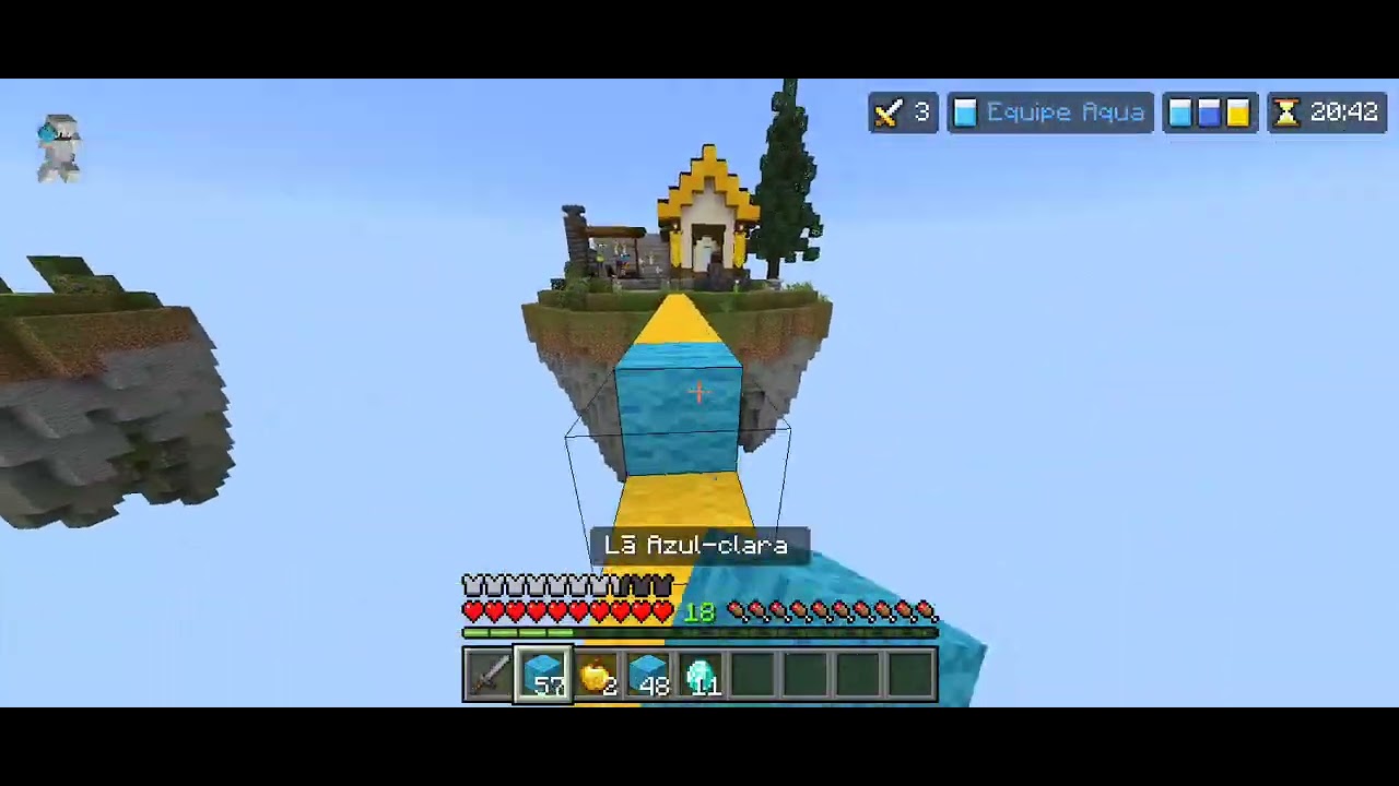Por pouco não perdi essa partida de bedwars 
