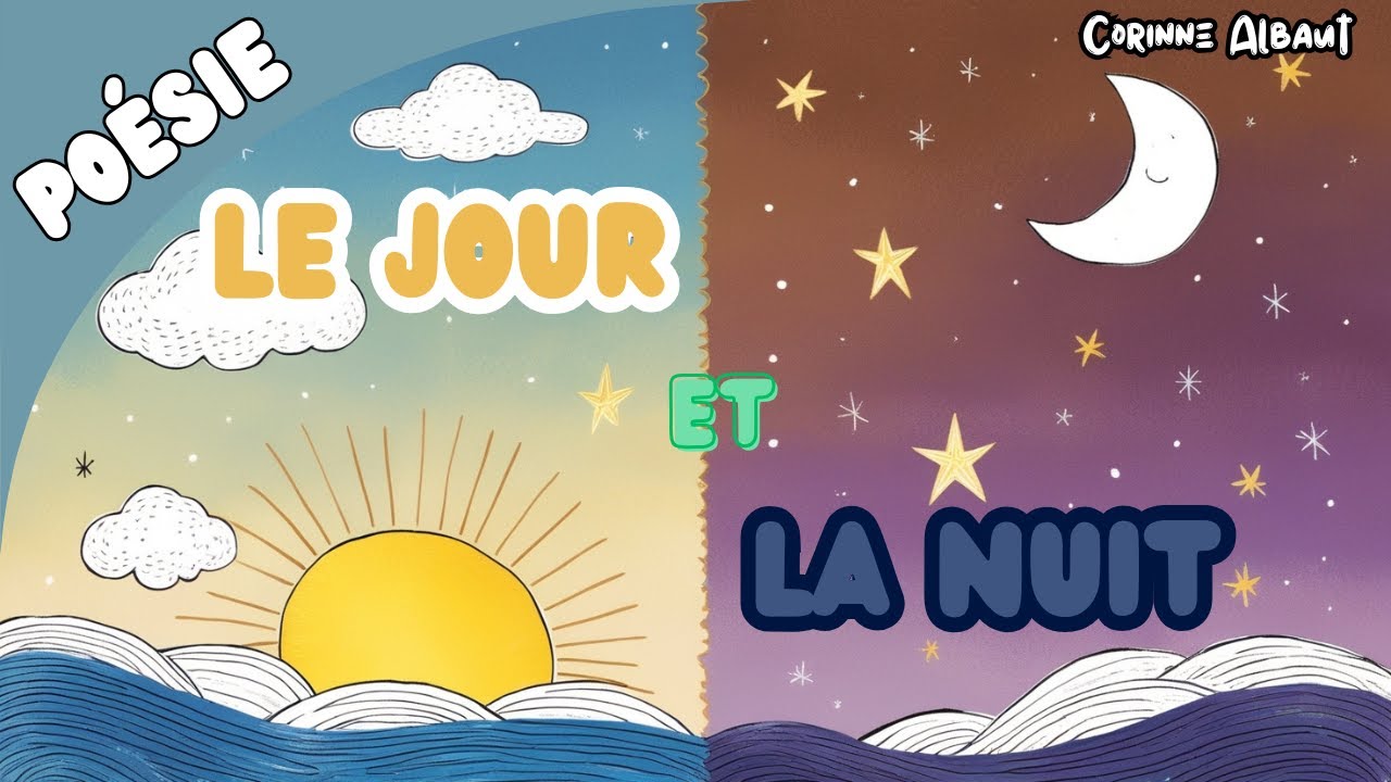 Poésie🌞Le jour et la nuit, Corinne Albaut🌚