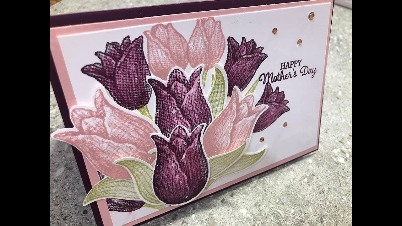 Episode 223 Stampin Up! 2020 Mini CatalogueTimeless Tulips template multiple stamping with DonnaG!