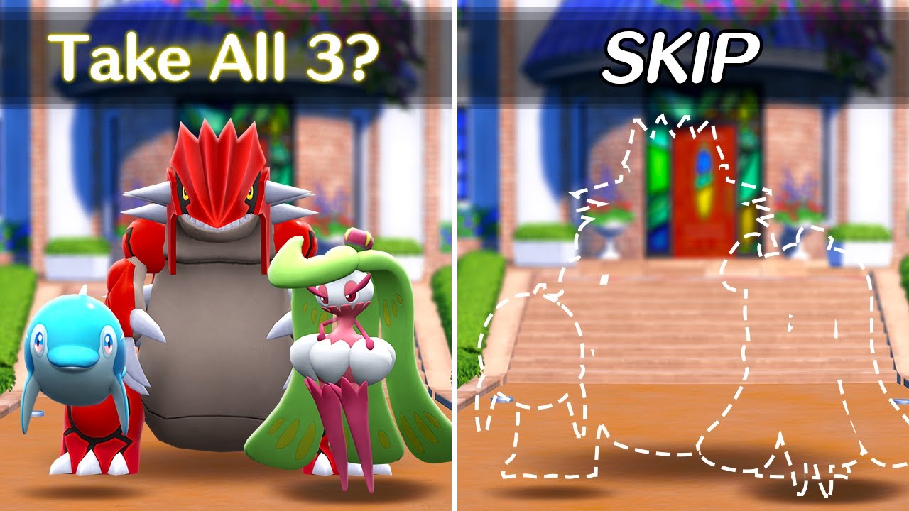 Choose All THREE Starters or NONE OF THEM!