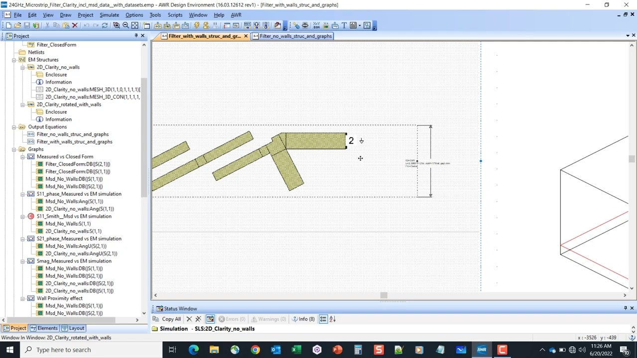 Analysis of an RF Filter Within Metalized Housing Using Cadence Clarity 3D FEM Solver