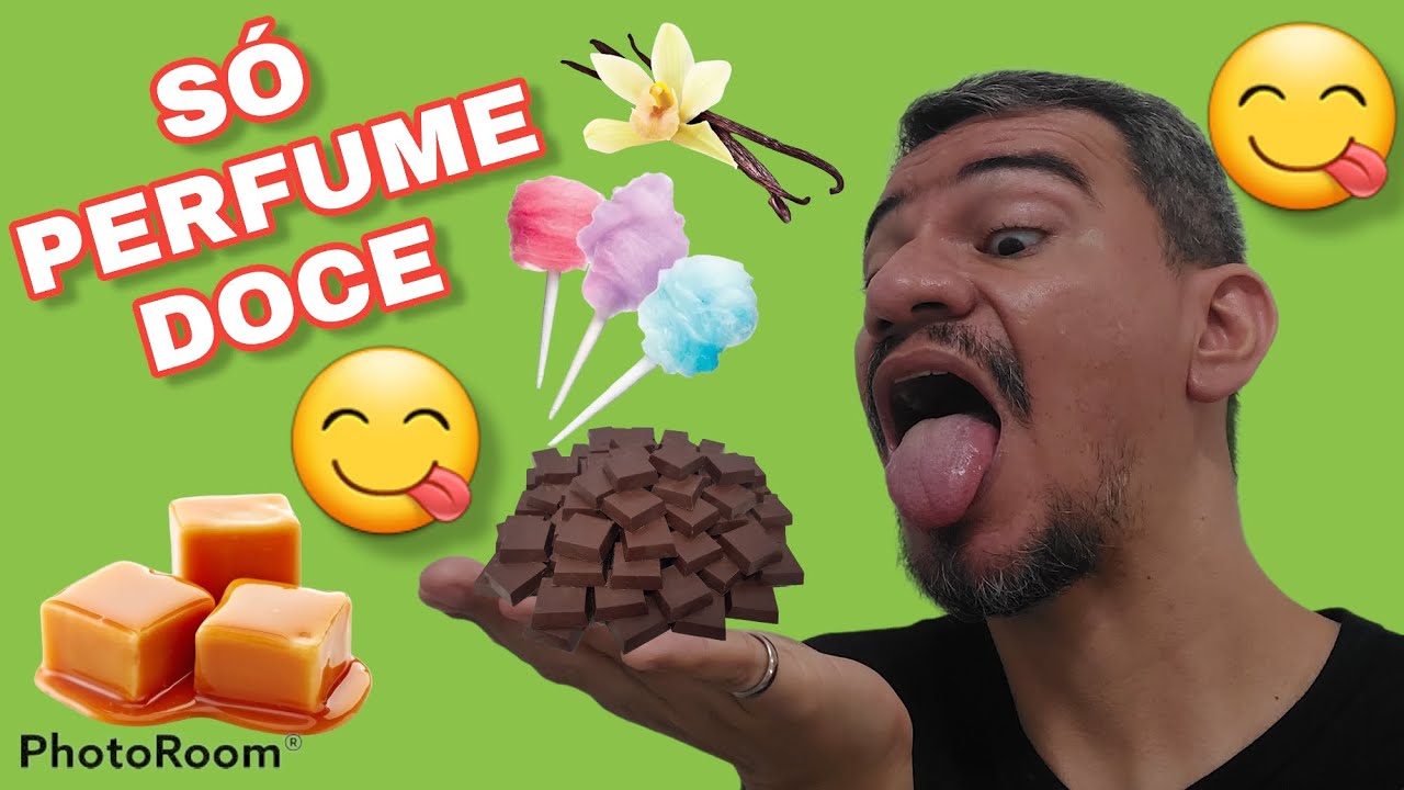 17 PERFUMES DOCES ( CHOCOLATE, CARAMELO, ALGODÃO DOCE e ETC... )