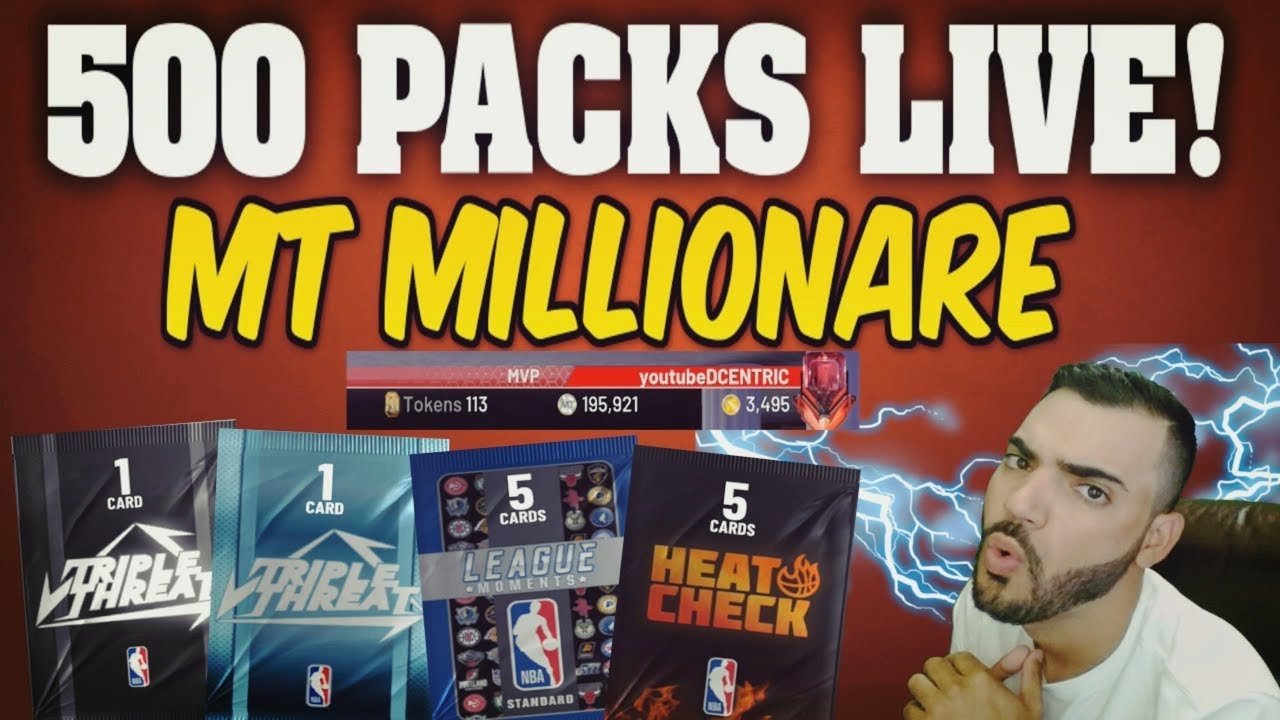 500 PACKS on TRIPLE THREAT! Pack Opening LIVE on Nba 2k19 MYTEAM (MT MILLIONARE EP.14)