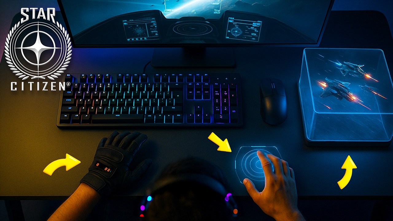 Flight Sticks & Monitors are OLD Skool! | Star Citizen