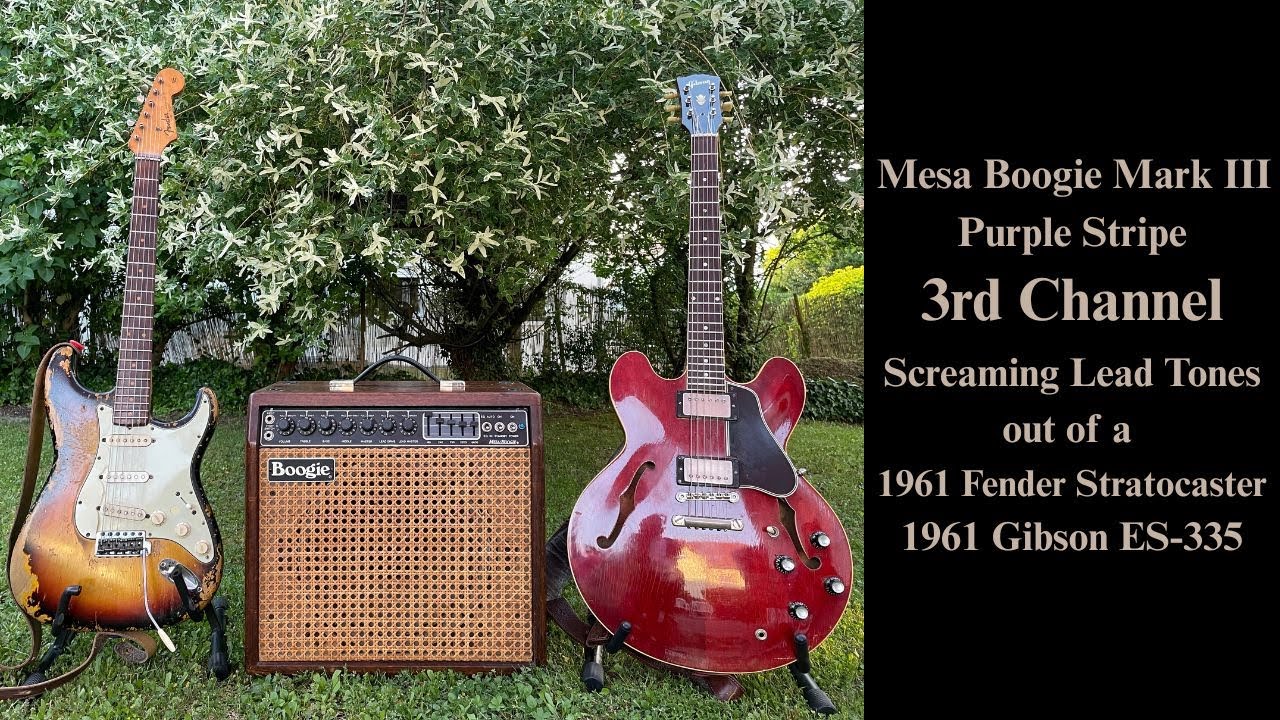 Mesa Boogie Mark III, different sounds from clean to screaming lead out of the 3rd channel!