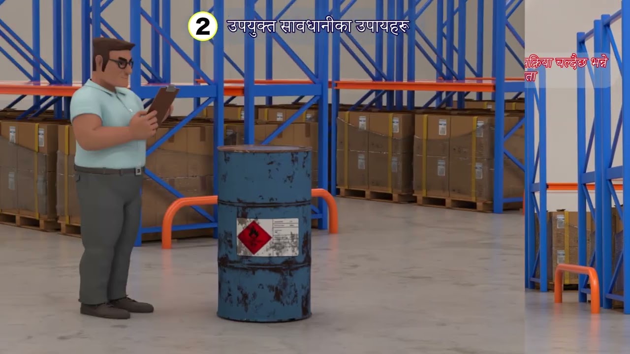 Work Safety Alert &ndash; Flashover occurred at a Fuel Drum while Welding (Nepali)
