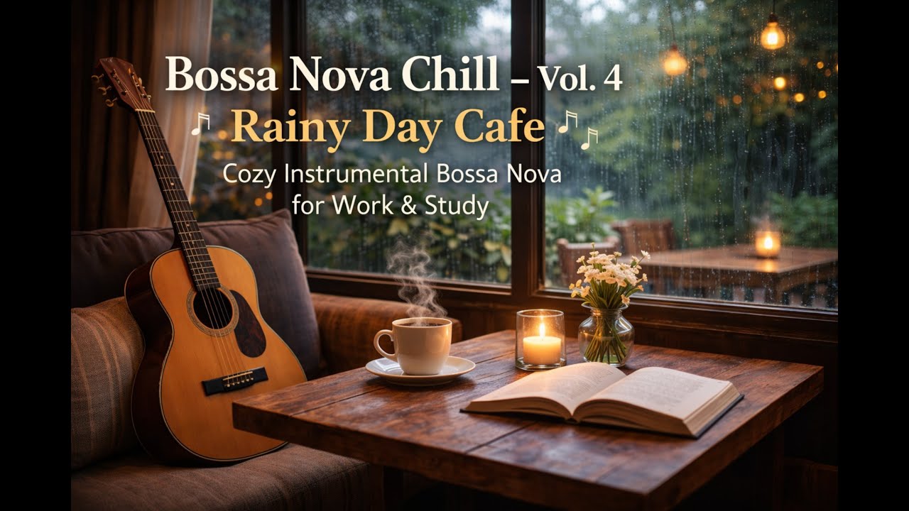 Bossa Nova Chill – Vol.4 | Rainy Day Cafe ☔ Cozy Instrumental Music for Work & Study
